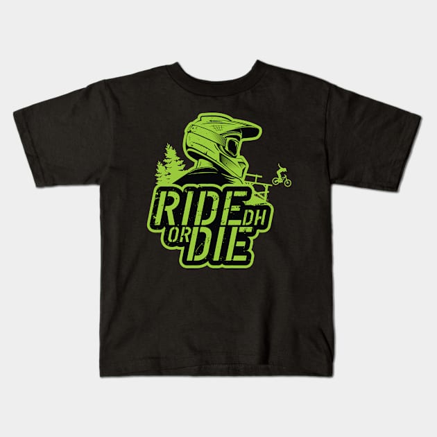 Ride Or Die Kids T-Shirt by Hoyda